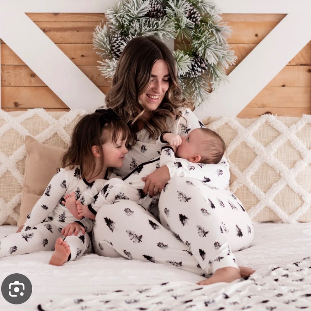 Kyte baby black and white trees toddler blanket